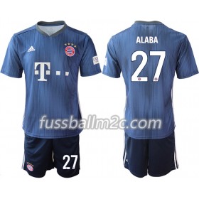 Fußballtrikots FC Bayern München ALABA 27 Kinder Ausweich Trikotsatz 2018-2019